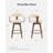 Swivel Upholstered Bar Stools 26" Counter Height-2087232595-2087232594-2105980117