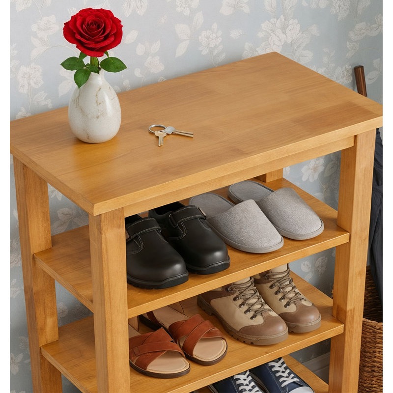 6 Pair Shoe Rack