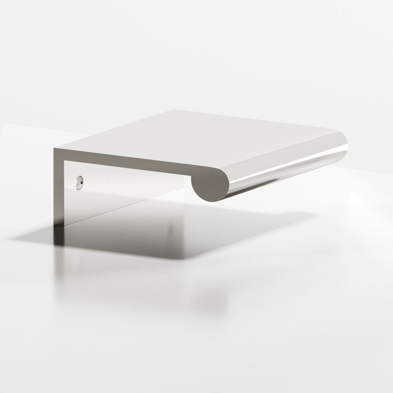 Poignée Edge, 5'', Nickel poli