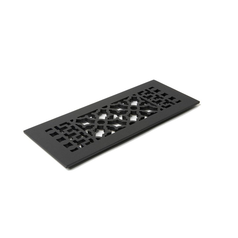 Grille en aluminium Regrol, 4 po x 12 po, Noir