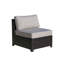Monaco Brown And Grey Modular Armless Chair