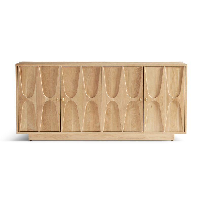 Buffet de 72 po de largeur Myers, Naturel