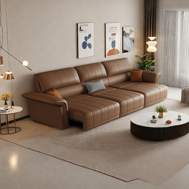 Medieval Style Motorized Sofa, 3, 37.79" H x 133.85" W x 41.33" D