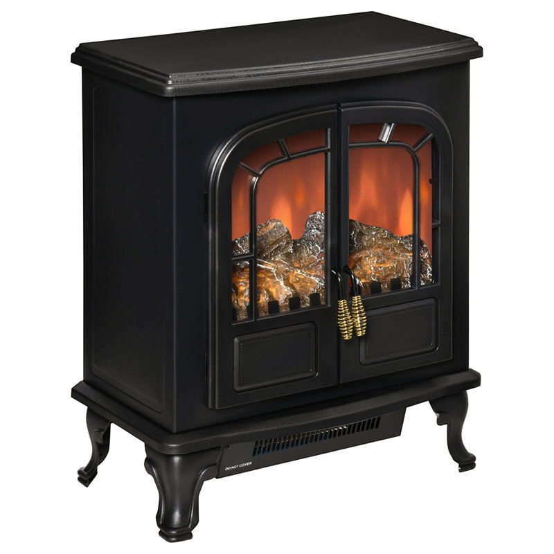 Coles Belfry Heating 51cm W Black Electric Stove