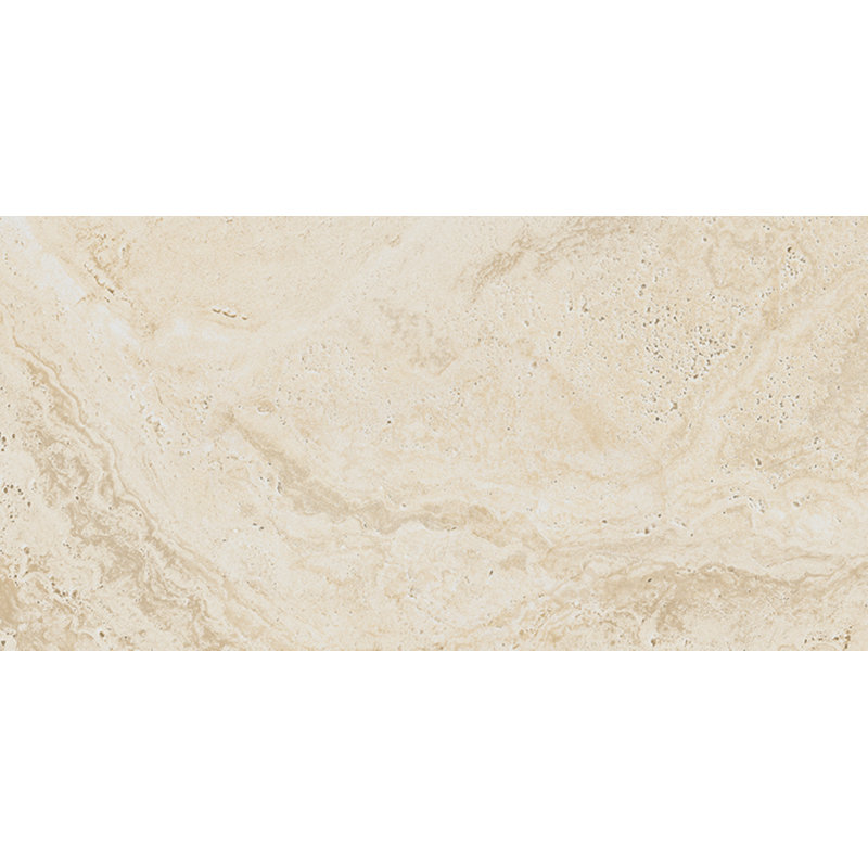 Carreau de porcelaine 12 x 24 Modern Travertine, Crème