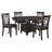 Black And Espresso 5-Piece Dining Set