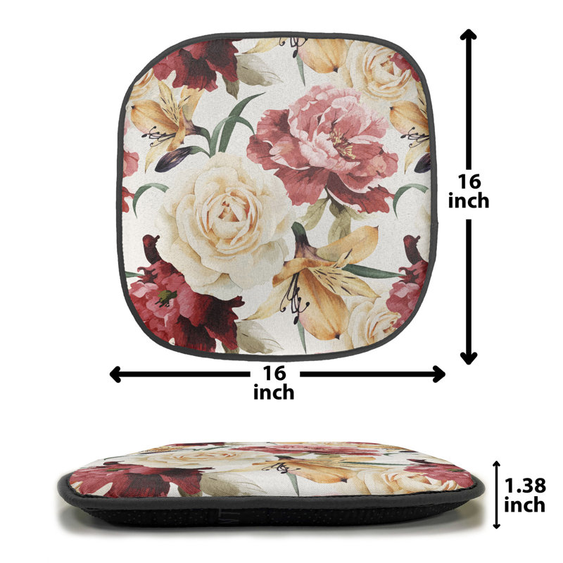 Outdoor 1.38'' Dining Chair Seat Cushion