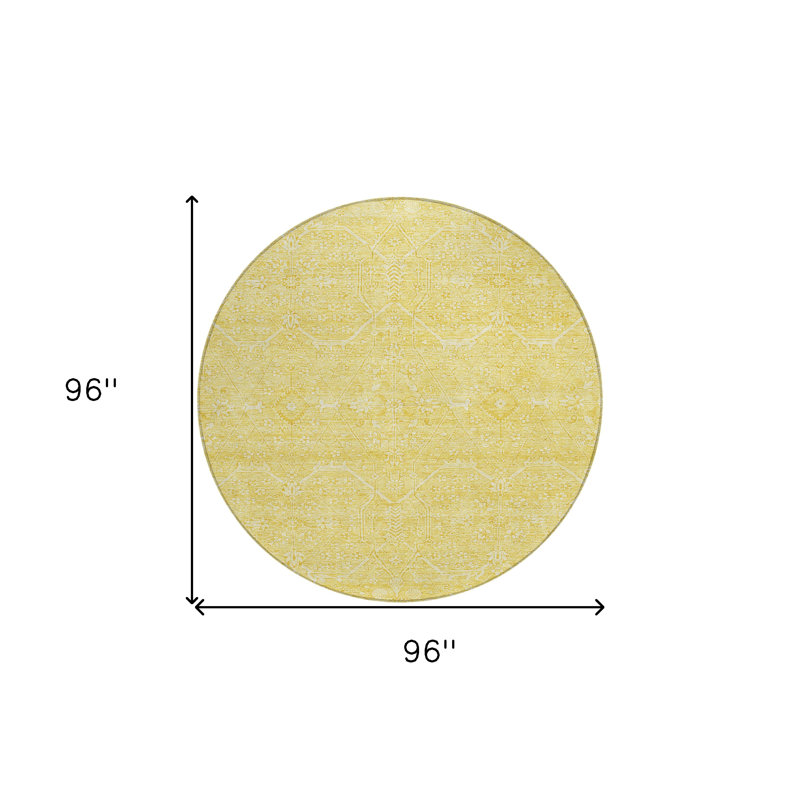 Tapis rond 8 po
