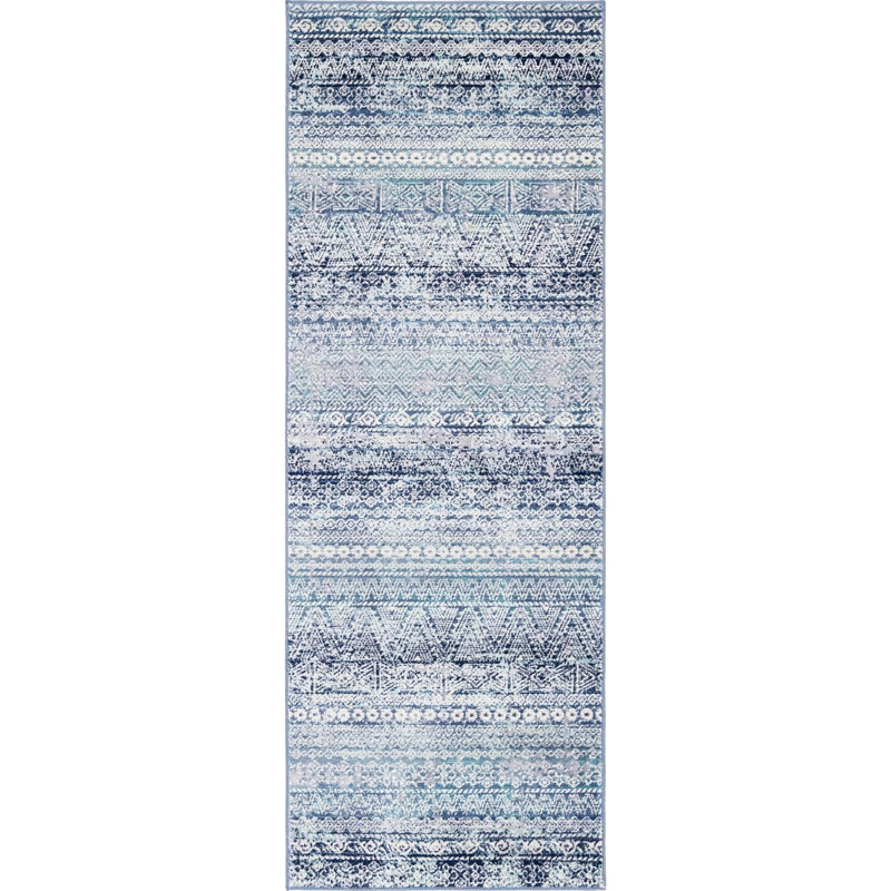 Geometric Indoor Rug, Runner 2' x 5'11"