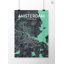 Amsterdam City Map - No Frame Print-653871142