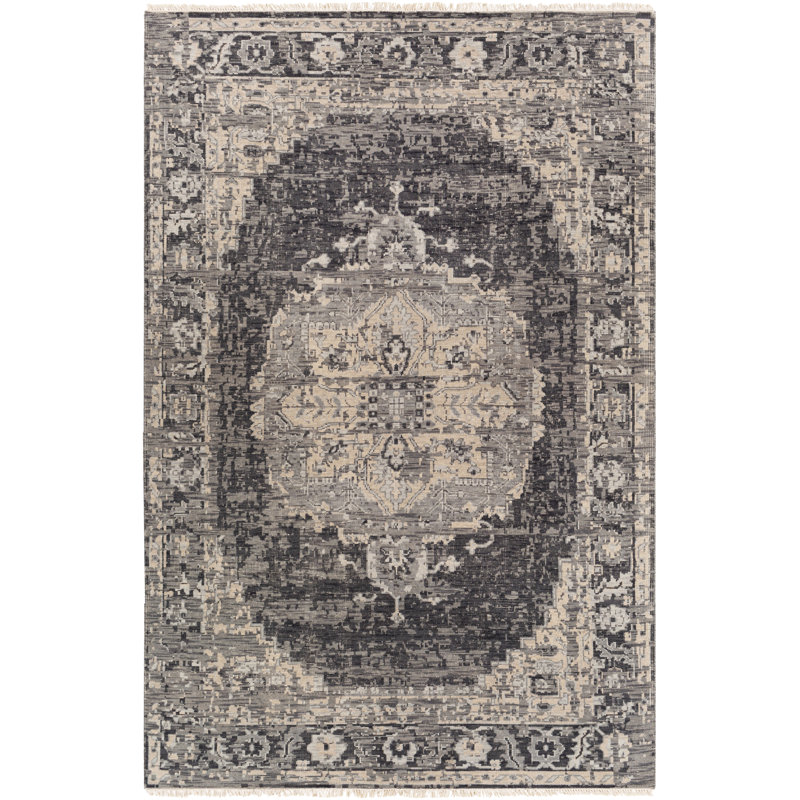 Festival Wool Oriental Area Rug, Rectangle 2' x 3'