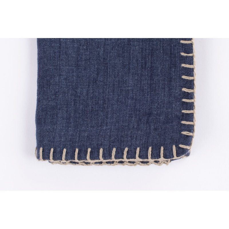 Handmade Dining Linen Set, Blue