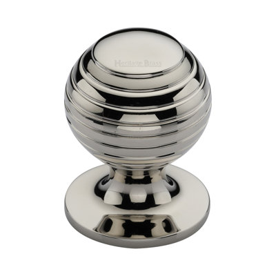 Heritage Brass Cabinet Knob Beehive Design