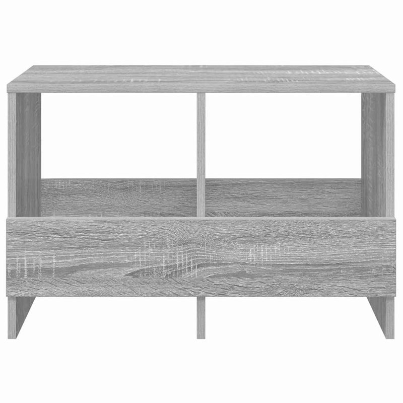 Wood Free Standing Magazine Rack, Light Grey