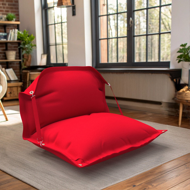 Sunbrella Bean Bag Chair Lounger Cover (Bag Only), Canvas Jockey Red, 30.5cm H x 149.9cm W x 200.7cm D