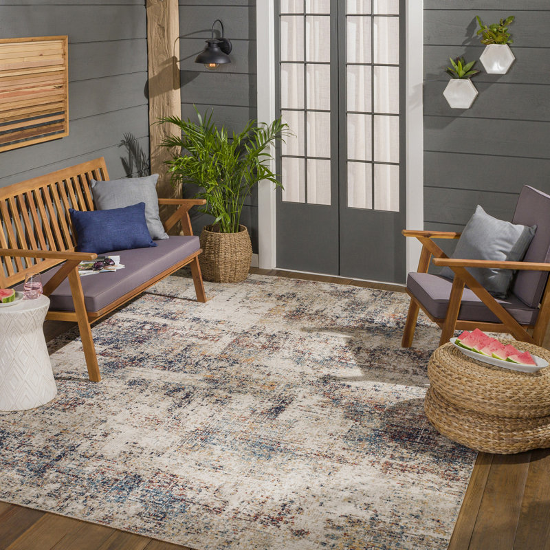 Cedres Modern Boho Cream Area Rug, Rectangle 160 x 213cm