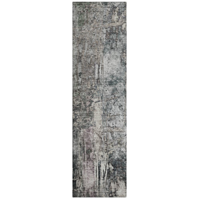 Machine Washable Indoor/Outdoor Derrick ACN2236 Abstract Rug