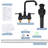 Centerset Bathroom Faucet With Aerators, Pop Up Drain Kit, 2-Handle Bathroom Sink Faucet-117327979