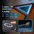 ARES WING Gaming Desk with Infinity Mirror RGB Light Office Computer Table Z Shade White-106460472