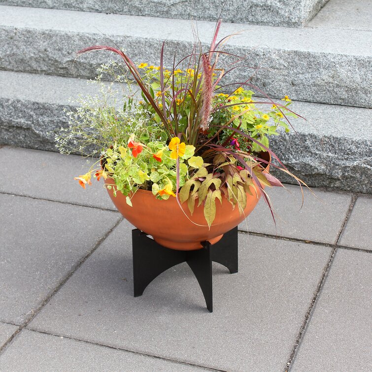 Sienna Cement Outdoor Planters