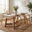 Dining Table with Wood Base