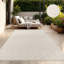 Tapis moderne à motif boho tressé crème-947729345