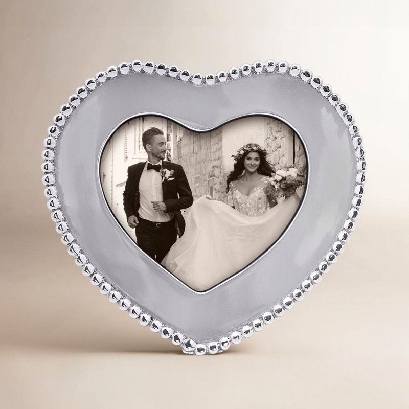 Beaded Metal Picture Frame