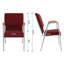 Chaise de jardin empilable avec accoudoirs Judea-63326518