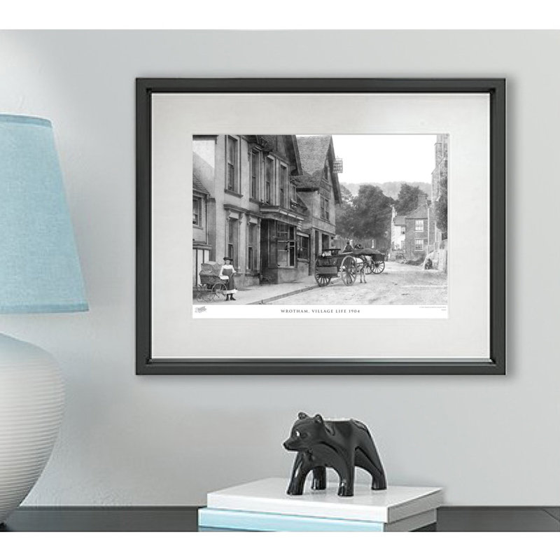 Wrotham, Village Life 1904 by Francis Frith - Single Picture Frame Print, 28cm H x 36cm W x 2.3cm D