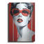 Art mural en métal «Lady In Red» par Andreas Magnusson par George Oliver-19839624