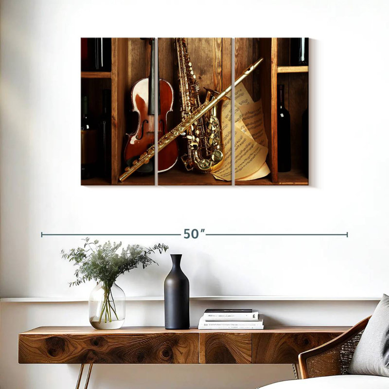 Abarca Classical Musical Instruments, 24" H x 38" W