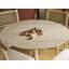 Oasis Round Marble Dining Table