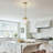 1 - Light Single Pendant Industrial Kitchen Island Lantern Chandelier