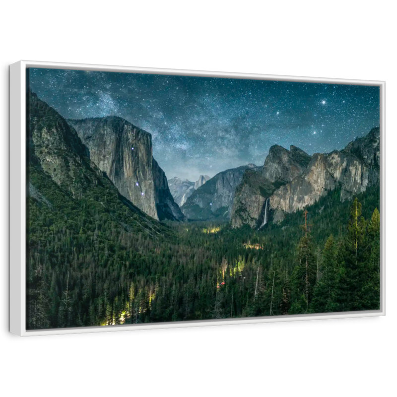 Yosemite, Cadre flottant blanc, 37 po x 25 po