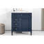 Meuble-lavabo de 30 po avec lavabo supérieur, meuble-lavabo moderne avec 2 tiroirs et tiroir escamotable, meuble-lavabo simple-1845869711