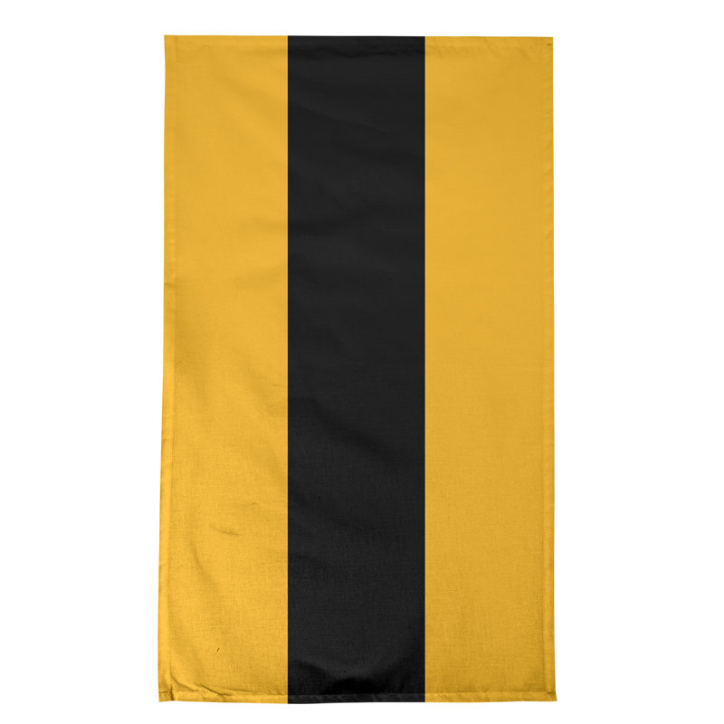 Serviette de thé hockey Anaheim, Pittsburgh Gold / noir / Pittsburgh Gold, Sergé de coton