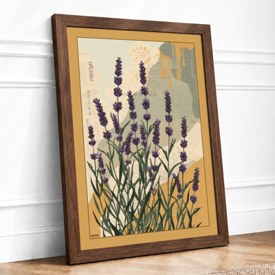 Lavender & Architecture Botanical - Framed Print