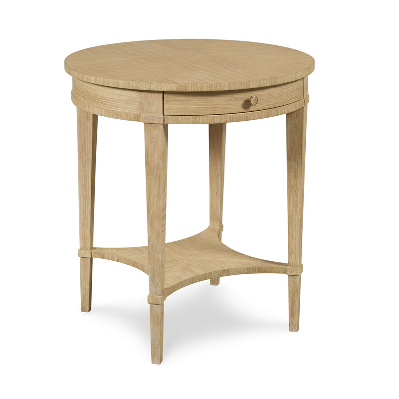 Table de bout en bois massif avec rangement Maitland Smith