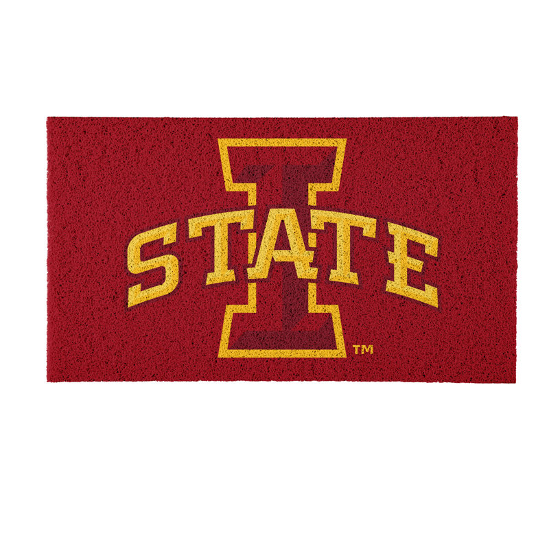 Tapis polychrome en PVC, 16 po x 28 po, Iowa State University