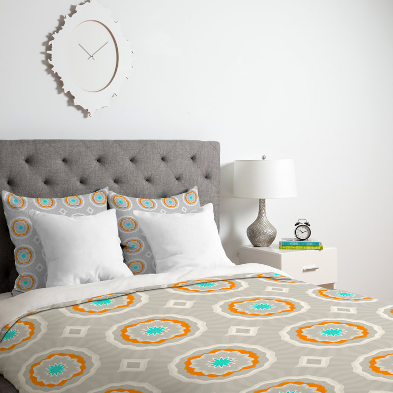 Housse de couette papier floral, Housse de couette pour grand lit
