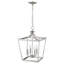 Luminaire suspendu géométrique à 4 lumières Rancourt-127986180