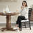 Upholstered Solid Wood Dining Chair-42547048