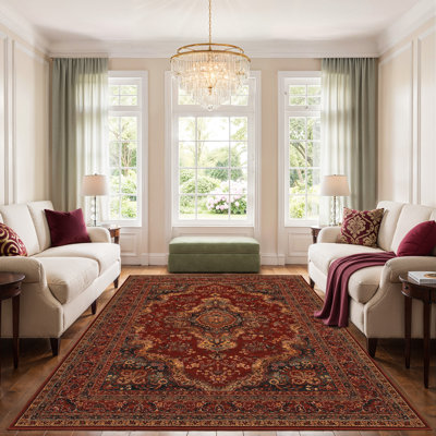 Tapis rayé bleu marine Latitude Run®