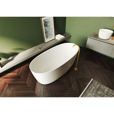 1650mm x 770mm Soaking Acrylic Bathtub
