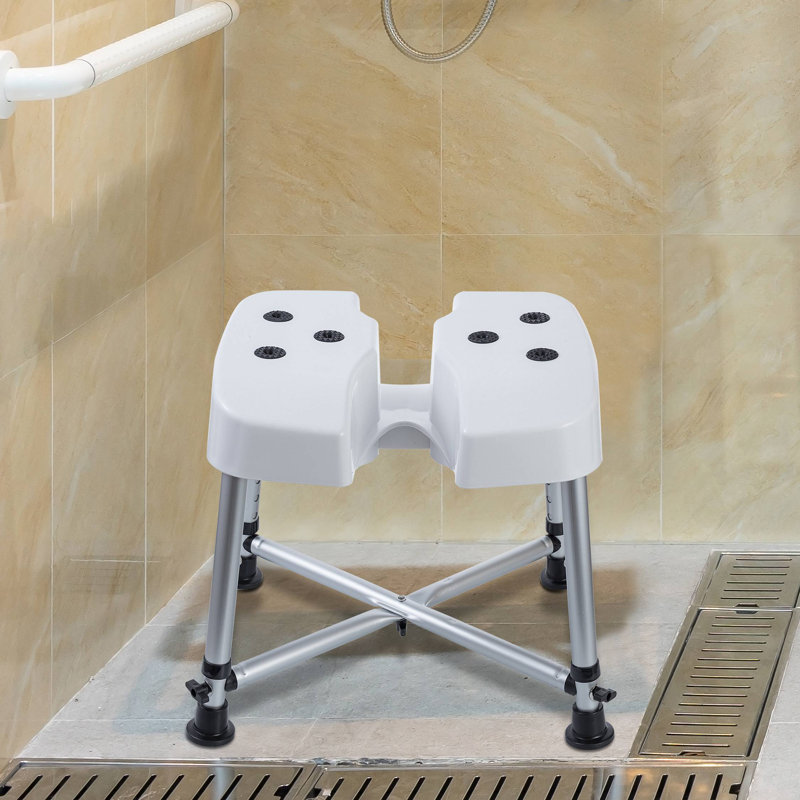 Professional Grade Adjustable Bathroom Shower Stool Chair