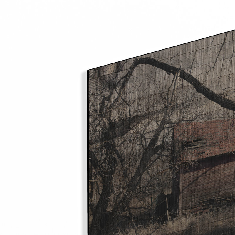«Lost Farmstead On The Prairie 059» par Gordon Semmens, art mural en métal, H 12 po x l 16 po