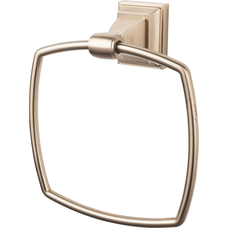 Stratton Bath  Towel Ring, Brushed Bronze