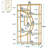 Spacious Etagere,Freestanding Display Shelf,Bookcase