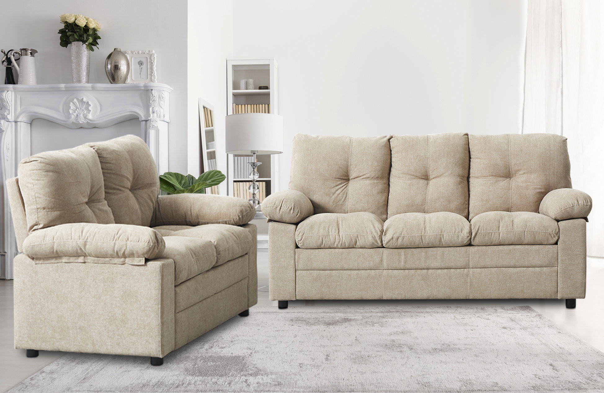 Ebern Designs 2 - Piece Living Room Set & Reviews | Wayfair