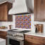 5" x 5" Animal Azulejos Vinyl Peel and Stick Mosaic Tile